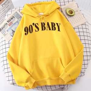 Men's Hoodies 90'S Baby Letter Printing Man Hoodie Fashion Quality All-Match Large Size Sweatshirts Sports Comfortable Tracksuit Men