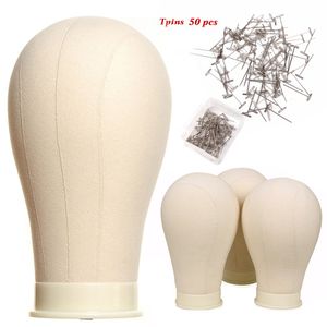 Wig Stand Canvas Block Head Wig Stand Holder Training Mannequin Head Display Styling Manikin Head för att göra peruker Hårförlängning 230830