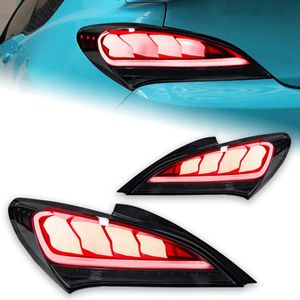 Bil bakre bakljus för Hyundai bakljus Genesis Coupe 2009-2012 LED-signalbelysning broms omvänd stopp ljus