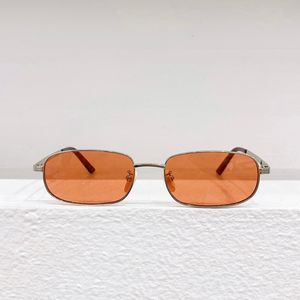 Óculos de sol ovais com lente dourada, óculos de sol para homens e mulheres, óculos de sol de verão, sonnenbrille uv400, unissex com caixa