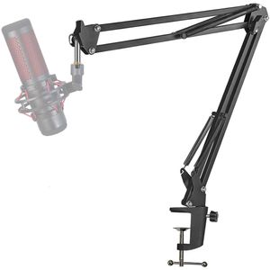 Flash Brackets Quadcast Mic Stand Professional Adjustable Scissor Microphone Boom Arm Compatible with S Microphones 230816 230829