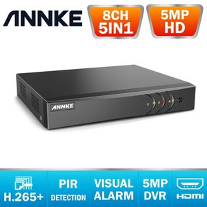 CCTV DVR ANNKE 8CH 5MP LITE 5IN1 HD TVI CVI AHD IPセキュリティレコーダーH 265ビデオレコード電子メールアラートモーション検出230830