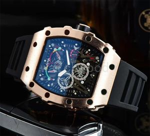 Quartz Designer Watch Mens Skeleton Watch Watches Solid Color Soft Rubber Watch -полоса спортивные Reloj de Lujo пять заостренных звездных дам