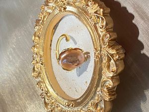 Anelli a grappolo Gioielli da sposa con anello aperto in stile barocco vintage francese di lusso con perle d'acqua dolce rosa