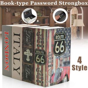 Other Security Accessories Password Safe Lock Cash Money Coin Storage Key Locker Kid Gift Mini Dictionary Box Book Hide Secret 230830