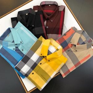 2021 camicie da uomo firmate di lusso moda casual business sociale e camicia da cocktail marca Primavera Autunno dimagrante il più fas318m