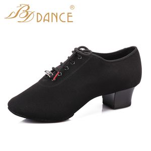 أحذية Bddance Dance Shoes Men S Latin Modern Shoes Jazz مستقيم وحيد 401 Heel 45mm 230829