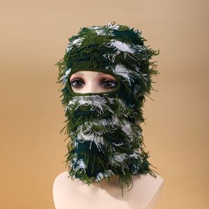 Beanieskull Caps Balaclavaが苦しんでいるニットフルフェイススキーマスク冬風の首の暖かい男性