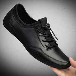 Sapatos de vestido dos homens sapatos casuais novo couro genuíno rendas até mocassins de luxo tênis masculinos cor sólida preto alta qualidade respirável sapatos masculinos