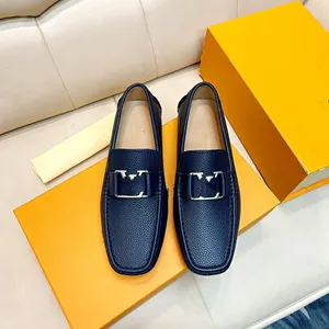 7model Spring Autumn Mens Casual Leather Designer Men Loafer Shoes Mocasines Hombre Mocassini White Black Slip-On Big Size 46 Dropshipping