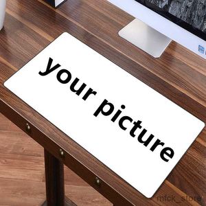 Mouse Pads Wrist Rests Print Large Mouse Pad with Your Favorite Picture Custom Playmat Customized Gaming Mousepad Desk Cushion R230830