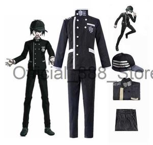 Anime dingranpa v3 saihara shuichi dedektif üniforma şapka cosplay kostümü tam set tam set üniformaları tatil kıyafetleri için yeni x0830