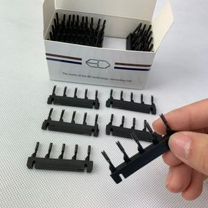 Conectores Segunda Geração 6D-2 Fivelas Clipes de Extensão de Cabelo para Ferramentas de Extensões de Cabelo Humano Preto Marrom Loira 6D Máquina de Extensão de Cabelo 230830