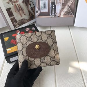 Wallet designer card holder purse womens animal short keychain wallet neo vintage canvas luxury wallet card mens wallet leather high quality cardholder purses