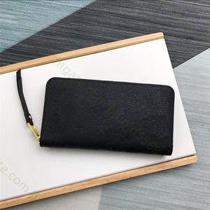 Top Quality designer Clutch Bags handbags wallet Zipper handbag Wrap around zipper evening Bags men and women purses Key Wallets Coin Purses Original box