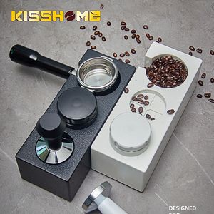 Tassen Kaffee Tamper Matte Ständer Siebträger Halter Rack 51mm 54mm 58mm Breville Sage Espresso Maker Werkzeuge Barista Zubehör 230829