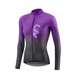 サイクリングジャケットLIV冬サイクリングレディース長袖ウォームジャージChaqueta Mtb Maillot Ciclismo Hombre Bicycle Thermal Fleece Clothing 230829