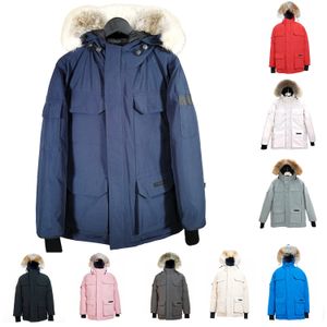 Men Women designer Down real wlf fur jackets coat winter outdoor cold-proof thickened warm stracket Suit high quality Casual solid multicolour outerwear