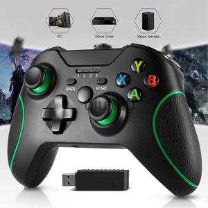 Kontrolery gier joysticks bezprzewodowy gamepad dla Xbox One/One S/Series x 2.4G kontroler na PC/Joystick z podwójnymi wibracjami 6-osiową dla L231023