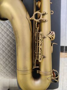 Matte Original 54 One to One Structure Model BB Professional Tenor Saxophone Retro Antique Copper Tenor Sax Jazz Instrumen