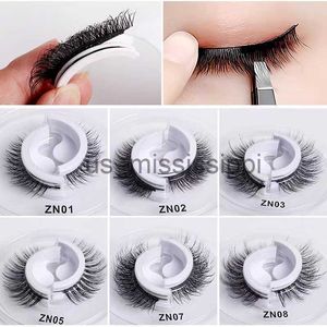 False Eyelashes 1Pair Reusable Selfadhesive False Eyelashes 3D Mink Lashes Gluefree Eyelash Extension 3 Seconds to Wear No Glue Needed Lashes x0830