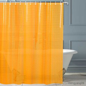 Shower Curtains Modern transparent Waterproof 3D Shower Curtain Bathing Sheer For Home Decoration Bathroom Accessaries R230830