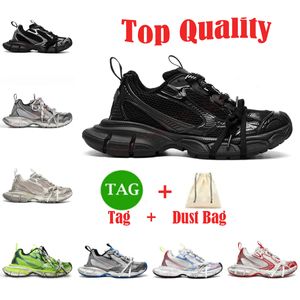 Designer Running Shoe Paris 3XL Sneakers Runner Phantom Retro Trainers Light Beige Yellow Triple Black Men Women Mesh Casual Shoes Comfortable Nylon Mule Track