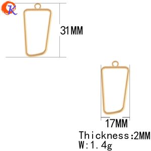 Komponenten: Cordial Design 100 Stück 17 x 31 mm Ohrverbinder/Schmuckzubehör/Schleifenform/DIY-Schmuckherstellung/handgemacht/Ohrringzubehör