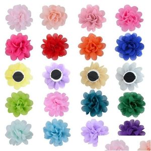 Dog Apparel 50/100Pcs Collar Flowers Pet Bow Tie Charm Collars Puppy Charms Flower Slides Attachment Decoration Grooming Accessories D Dhuur