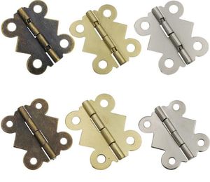 2000 pz/lotto Mini Farfalla Cerniere Per Porte 20mm x 17mm Bronzo Cassetto Dell'armadio Portagioie Decorare Cerniera Per Mobili