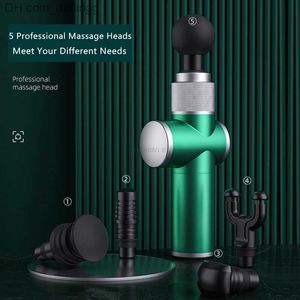 Massage Gun Electric fascia gun deep muscle massage gun alloy mini neck back leg massager pain and soreness relieve body relaxation Q230901