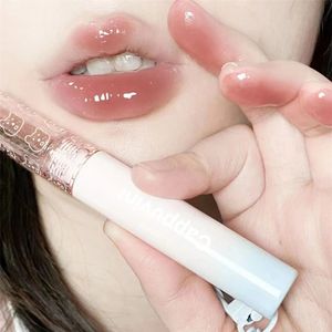 Lipstick Water Mirror Lip Glaze Non stick Cup Lasting Moisturizing Lipgloss Colorful Women Oil Silky Tint Makeup Tool 230829