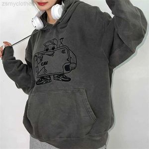 Y2k bra tröjor mäns kvalitet hoodies cavempt c.e mode hoodie män 2022fw casual broderi robot batik sweatshirts cav tip vintage hoodies