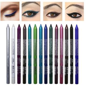 Combinazione di ombretti Liner 14 colori Matita per eyeliner impermeabile non fiorita Lunga durata Nessuna dissolvenza Donne Sexy Liner colorato Penna liquida Trucco Cosmetico 230829