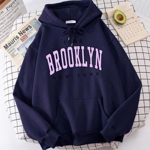 Men's Hoodies 1898 Brooklyn York Printing Hoodie Men Classic Loose Fleece Clothes Quality Comfortable Fashion Street Sweatshirts