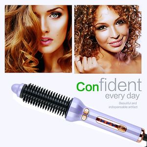 Hair Dryers Air Brush Blow Dry Waves Curls Comb Automatic Dryer Roller Curling Iron Anti scald LED Indicator 230 Heating 230829