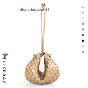 Designer -Bag -Einkaufstaschen Süßigkeiten Mini Jodie kleine goldene Ball gewebt Damen Design Unterarm Ein Schulter Handheld Knödel Brötchen Bives Bives