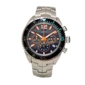 Męski projektant f1 zegarek na rękę Orologio di Lusso mężczyzn obserwuje Montre Japan Quartz Ruch Chronograph Black Face Racer Watch290L