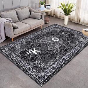 Cashew Flowers Designer Carpets Ins Keep Off Rug Brug anti slip large plush coffee table designer carpet decore decor