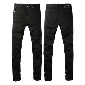 Abiti firmati uomo jeans viola 2024 Ricamo auto coltivazione piedi piccoli versione denim lungo dritto regolare lettera moderna pantaloni moda uomo taglia 29-40