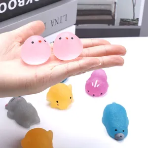 Glitter sevimli hayvanlar kawaii squishies mochi squishy oyuncaklar çocuklar için mini stres rahatlama oyuncakları Noel sınıfı ödülleri doğum günü hediyesi goodie çanta dolgular