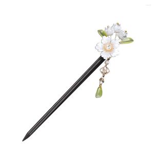 Hair Clips Women's Chinese Stick With Durable Wood Material Fringed Chopsticks For Cheongsam Han Clothes Dress HSJ88