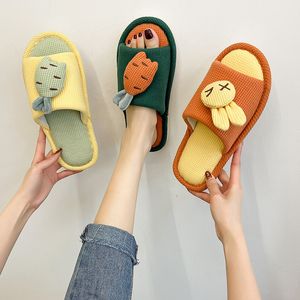 Slippers home slippers cartoon radish rabbit cute girls indoor 230831