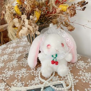 New Cute Cartoon Rabbit Bag Plush Doll Small Body Bag Girl Doll Shoulder Bag Gift Wholesale Price Spot