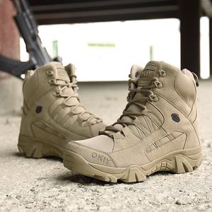 Botas sapatos de trabalho para homem bota de combate indestrutível anti-punctura à prova de balas botas do exército caminhadas tênis sapatos de segurança ao ar livre trabalho 230831