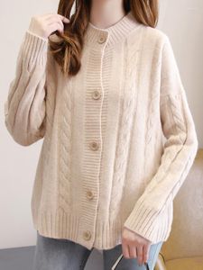 Women's Sweaters Loose Sweater Autumn And Winter 2023 Coat Long Sleeved Lazy Cardigan