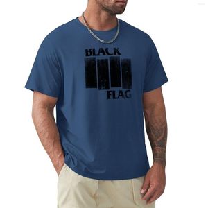 Polos masculinos bandeira preta - camiseta angustiada camisetas personalizadas projete suas próprias roupas estéticas camisa de secagem rápida masculina