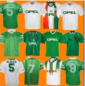 2002 1994 İrlanda Retro Futbol Forması 1990 1992 1996 1997 Ev Klasik Vintage İrlandalı McGrath Duff Keane Staunton Houghton Mcateer McGrath Futbol Gömlek666