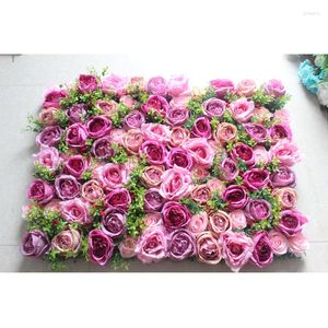 Fiori decorativi SPR Fiore da matrimonio Pannello da parete Occasione Sfondo Rosa artificiale Runner Arco floreale