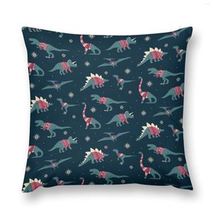 Cuscino Dinos In Maglioni Throw Couch S Federa natalizia